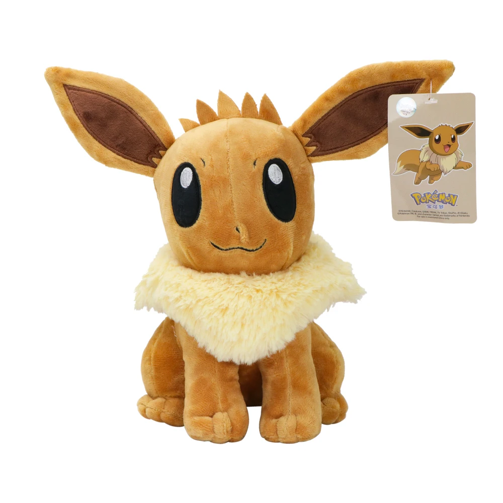 Фото Оригинальные плюшевые игрушки Pokemon Litten Eevee Leafeon Sylveon Umbreon Gengar Jolteon Lapras Psyduck Popplio Peluche, подарки для детей №5