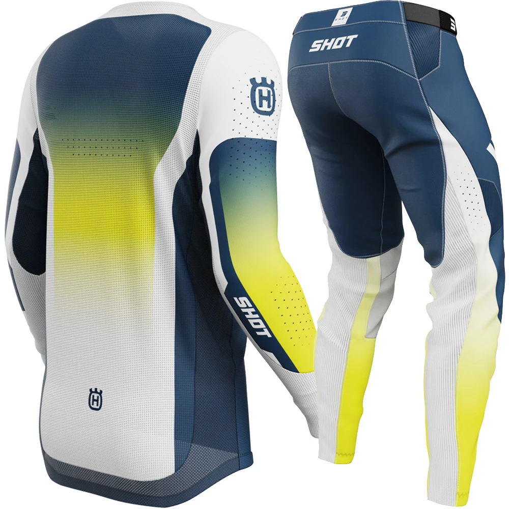 Желтый комплект снаряжения Husqvarna Mx 2022, комбинированный трикотаж для мотокросса и штаны для эндуро, одежда для мотогонок, одежда для мотоциклов (art.: 3920cf1fbb0df) - 3920cf1fbb0df