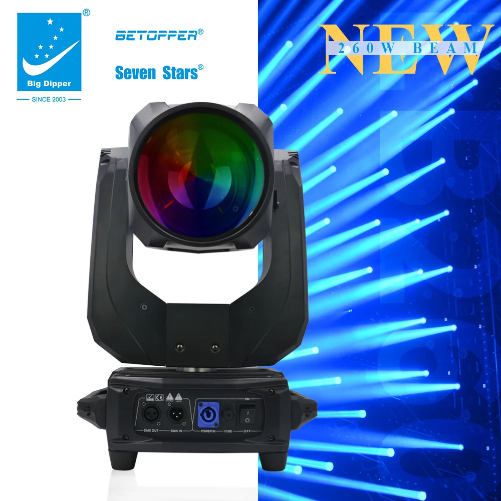 

China factory hot selling stage lighting 260w 9r led moving head lb260 disco dj club pub ready to ship