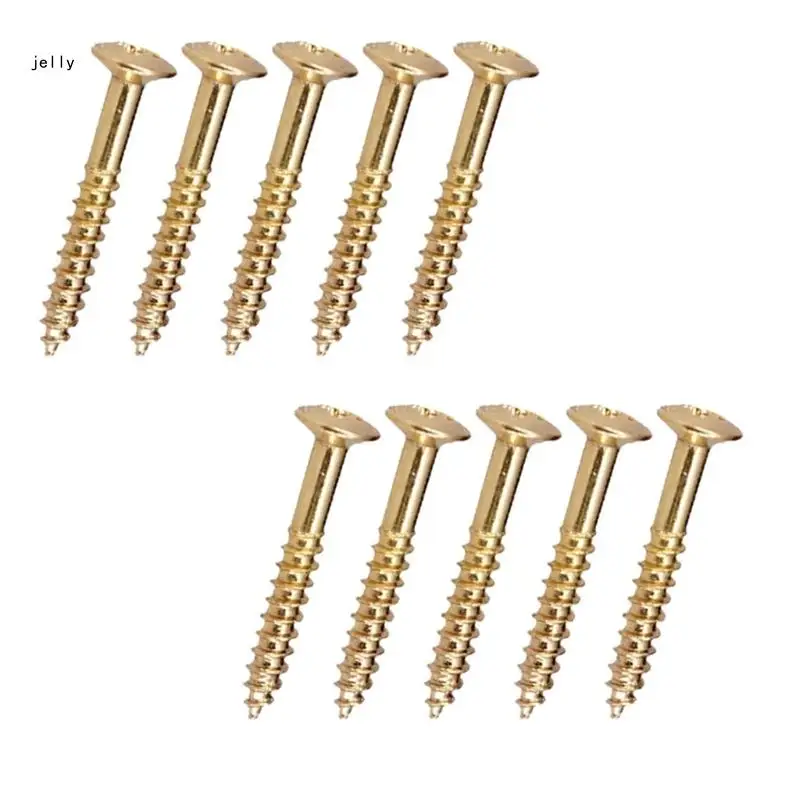 10 шт. крепежный винт рамки звукоснимателя из нержавеющей стали для электрогитары