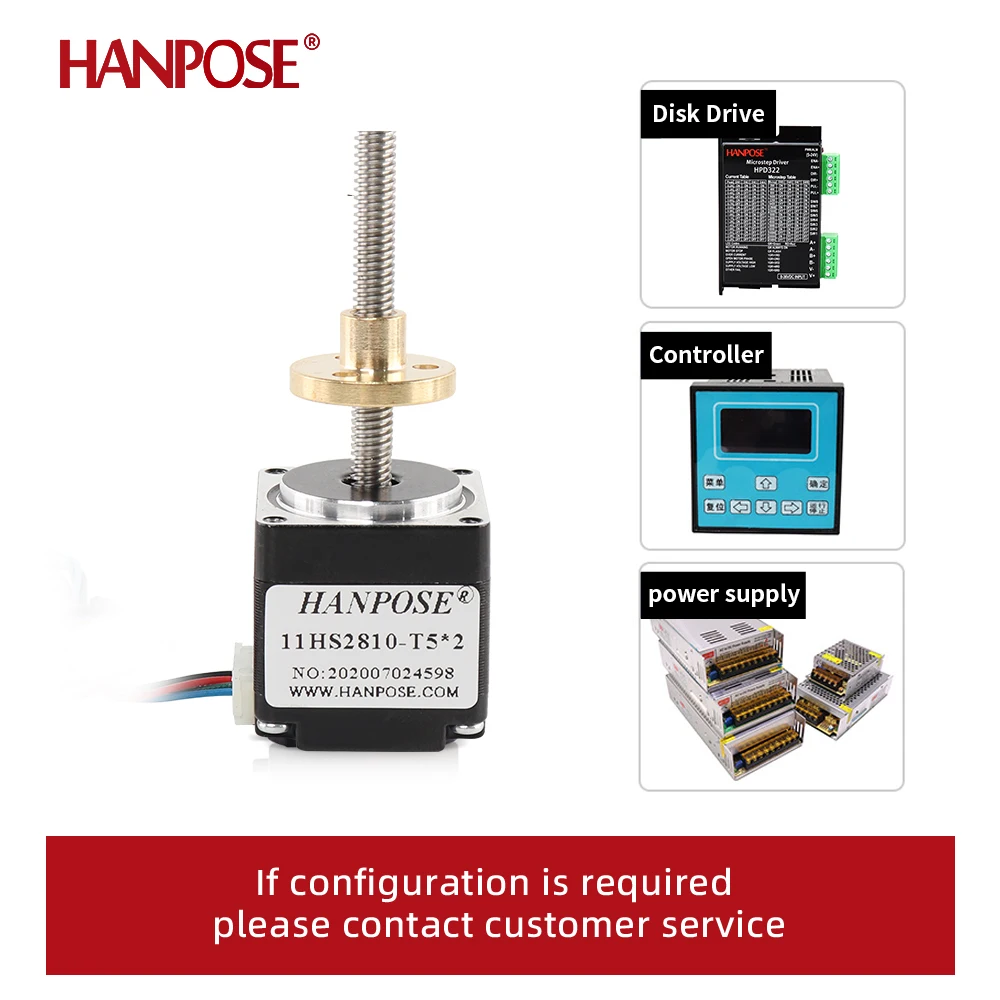 5 шт. NEMA11 винтовой двигатель 11HS2810-T5 * 2 200/250/300 мм стержень линейный Stepxping 28 с