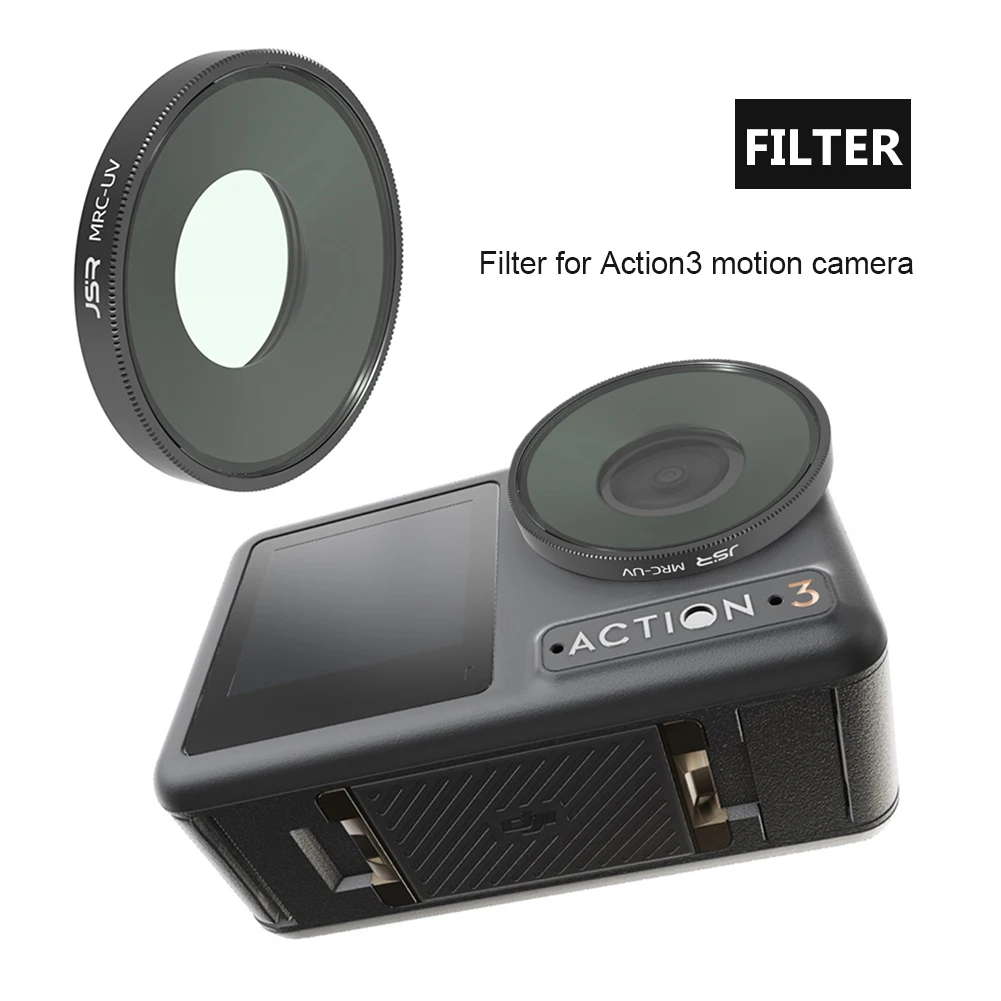 

Поляризационный фильтр для объектива Защита объектива CPL/UV/ND Сменный фильтр для объектива Аксессуары для спортивной камеры DJI Osmo Action 3