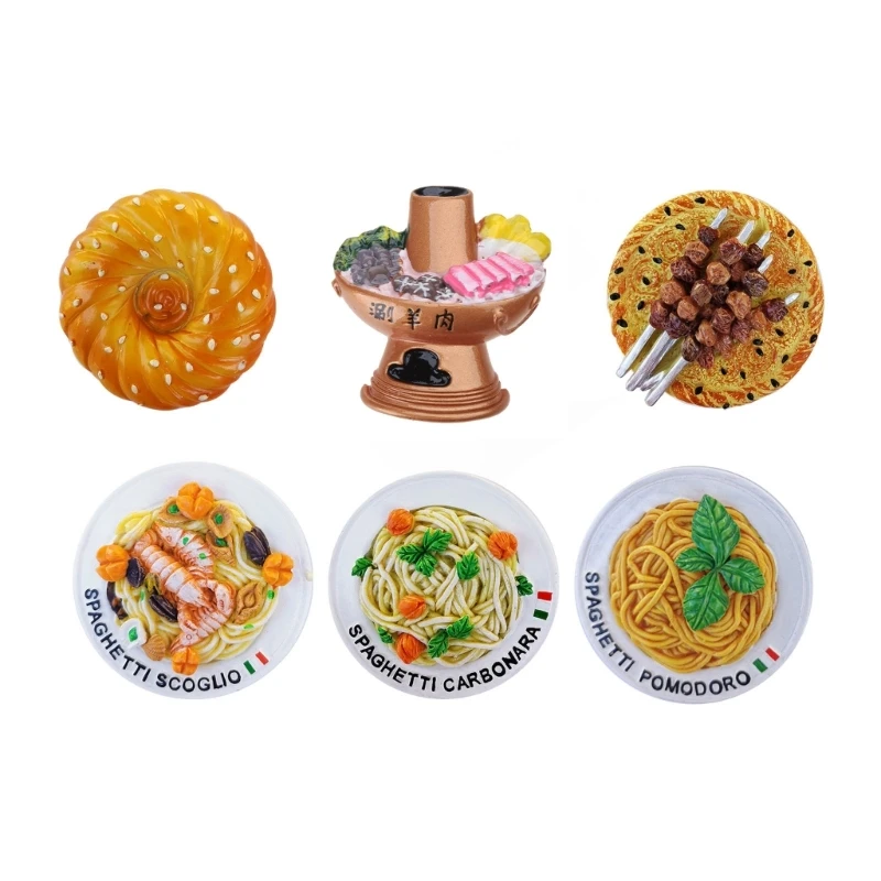 

Refrigerator Stickers Simulated-food Decorations Message Stickers Magnetic Decal Resin Craft Home Ornaments