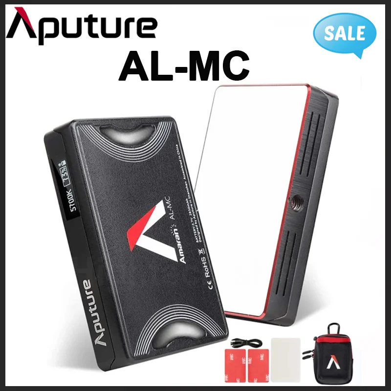 В наличии портативный светодиодный светильник Aputure AL MC 3200K-6500K лампа для