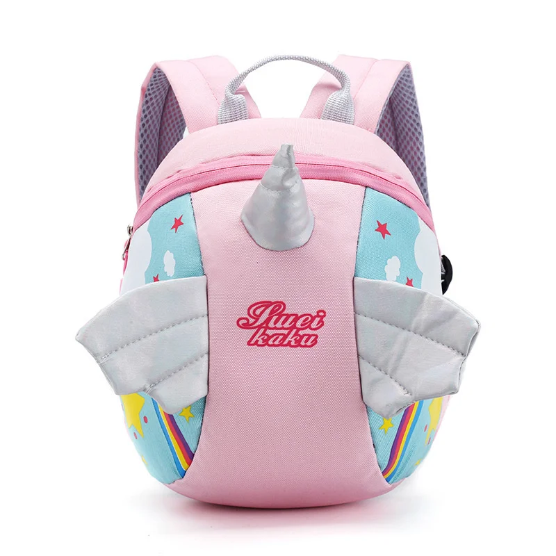 

Korea Girl Kindergarten School bag Unicorn Shape Toddler Kids Girls Anti-lost Cute Backpack Tiny Backpack