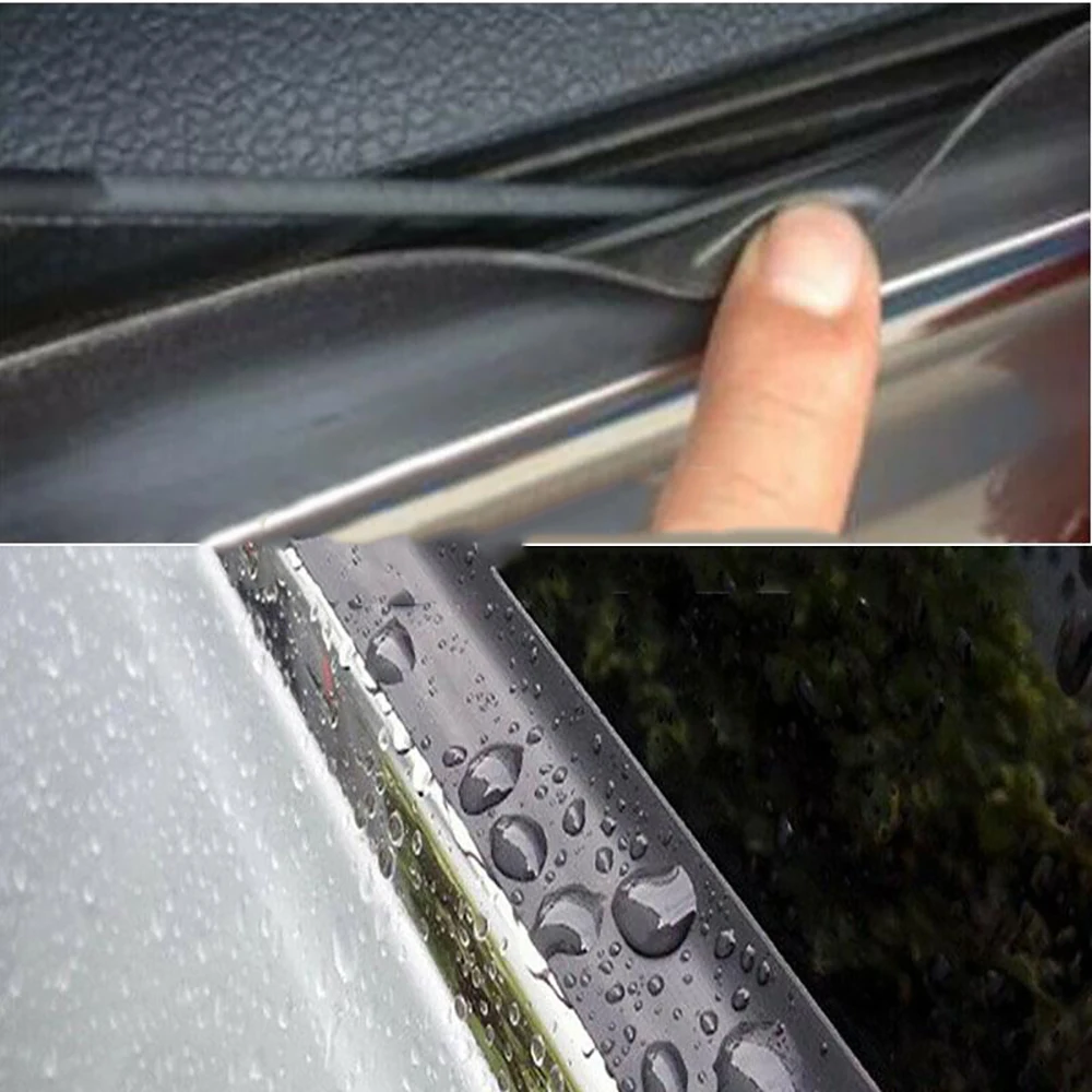 Автомобильные водонепроницаемые резиновые уплотнительные полосы 4 м отделка для