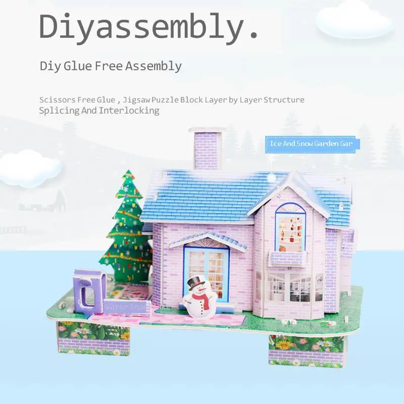 

2022 Children DIY Traffic Paper 3D Puzzle Interesting Jigsaw Educational Toys Children Craft Assemble Toys Gift Manualidades