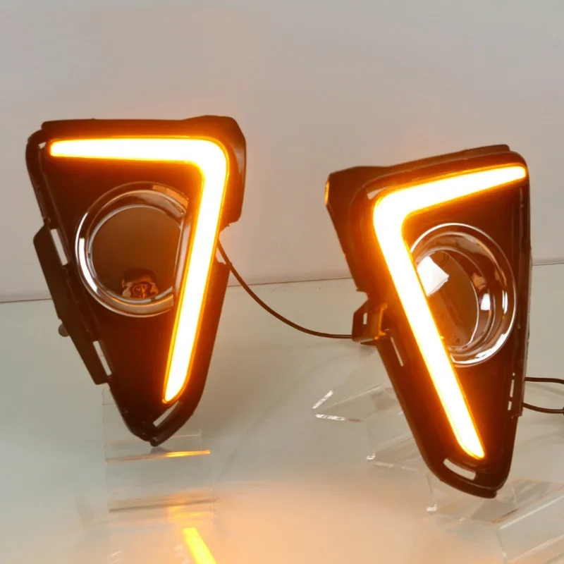 Автомобильный аксессуар светодиодные фары DRL для Toyota RAV4 2016 2017 2018 указатели