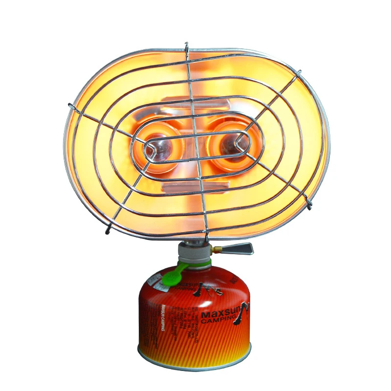 BRS-H22 печь нагревательная наружная с двойной головкой, Артефакт нагрева для кемпинга на открытом воздухе, портативный газ, маленькое солнце, мощность сгорания 1050 Вт BRS-H22 печь нагревательная наружная с двойной головкой, Артефакт нагрева для кемпинга на открытом воздухе, портативный газ, маленькое солнце, мощность сгорания 1050 Вт