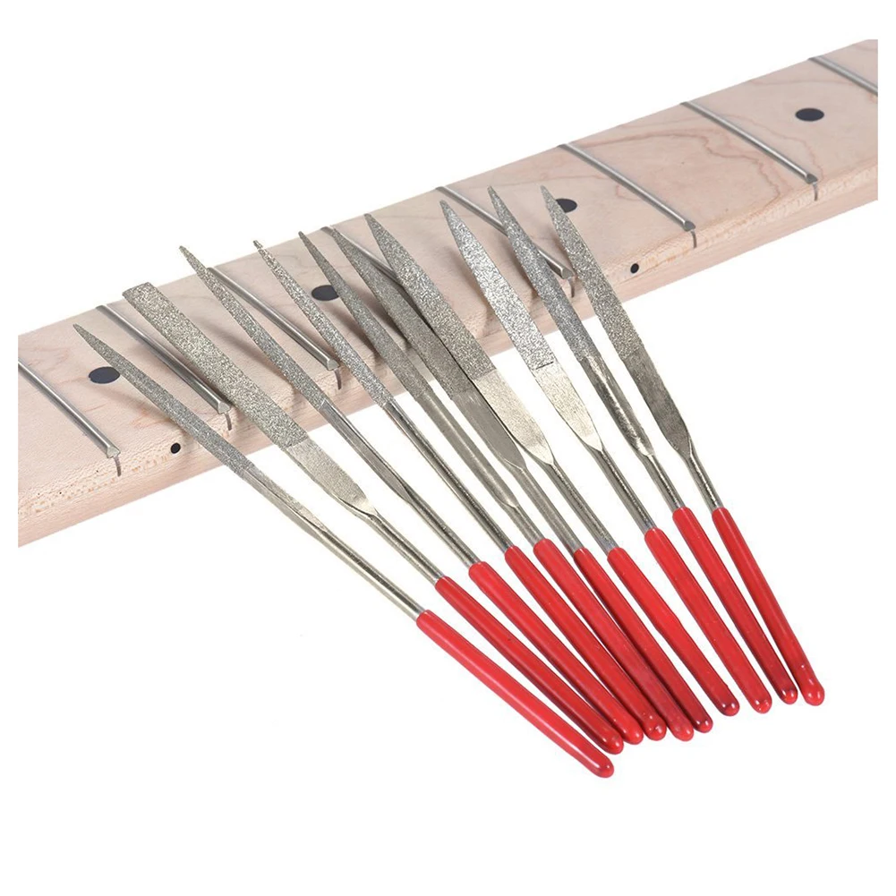 1 комплект гитарный лад гайка седло слот накладка набор шлифовальных напильников