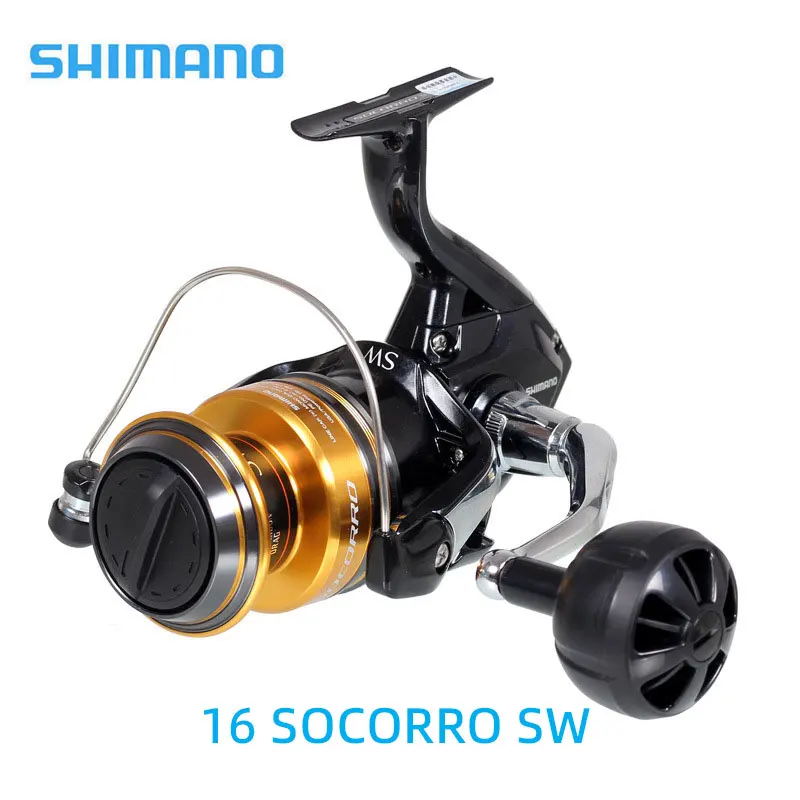 2016 Original SHIMANO SOCORRO SW 5000 6000 8000 10000 Big Sea Fishing Reel 4+1BB  Saltwater Trolling Spinning  Fishing Reel