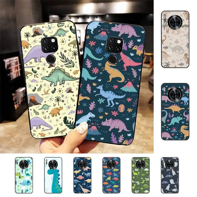 

Cute Dinosaur Phone Case for Huawei Mate 20 10 9 40 30 lite pro X Nova 2 3i 7se