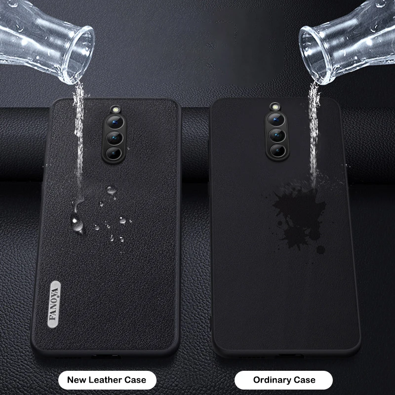 Кожаная задняя крышка для телефона ZTE nubia Red Magic 8 Pro + Plus Силиконовая защита