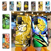 bandai pikachu pokemon art phone case for huawei honor 10 i 8x c 5a 20 9 10 30 lite pro voew 10 20 v30