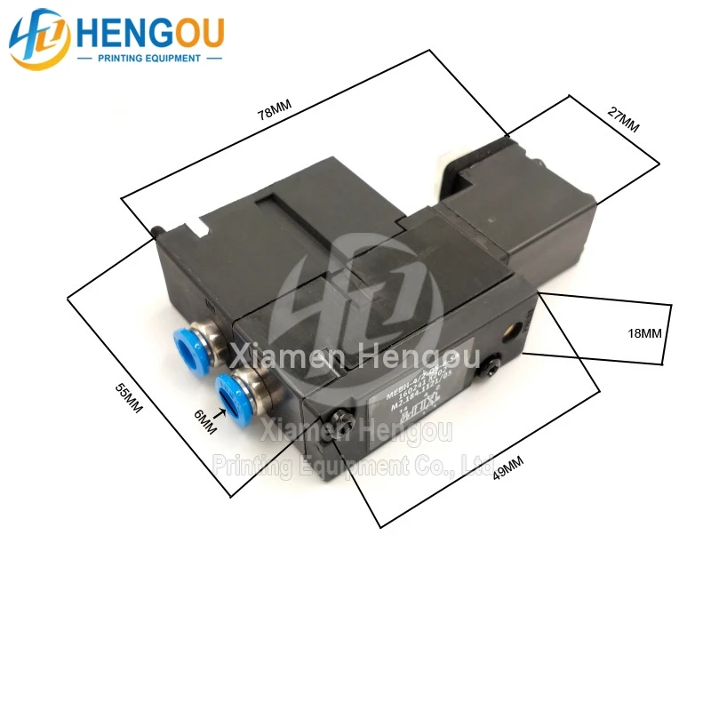 

M2.184.1121/05 SM102 SM74 NEW air valve M2.184.1121 MEBH-4/2-QS-6-SA