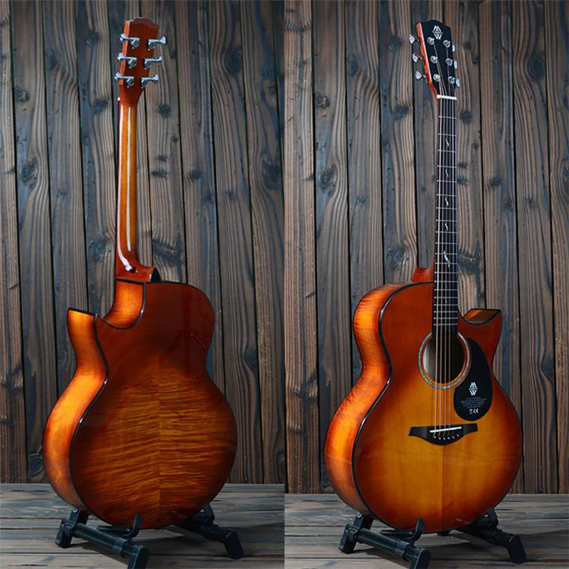 

41 Inch Acoustic Guitars High Quality Original Professional Guitar Classical Spruce Wood Veneer Guitarra Stringed Instruments