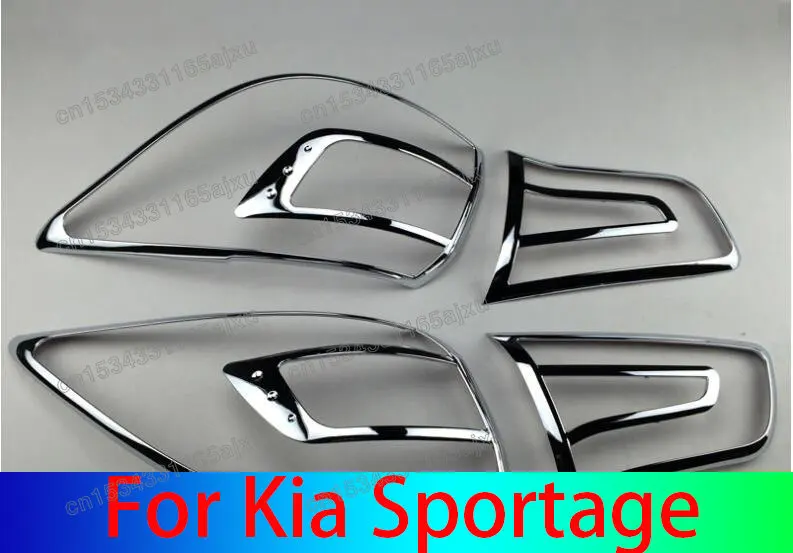 

Автомобильный Стайлинг ABS Chrome Tail светильник обшивки комплект отделки для Kia Sportage 2010 2011 2012 2013 2014