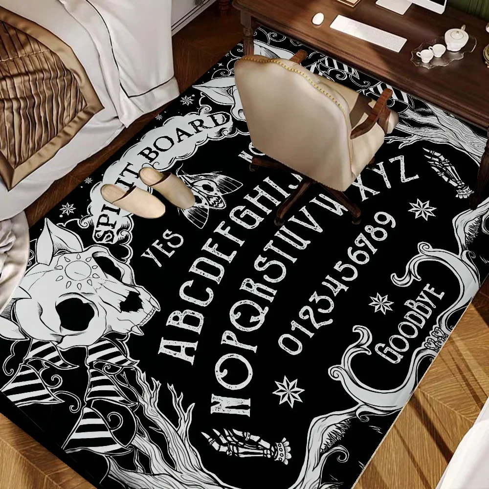 Фото Доска Ouija, длинные коврики, домашний коврик в скандинавском стиле, коврики для ванной комнаты и туалета, прикроватные коврики для спальни №3