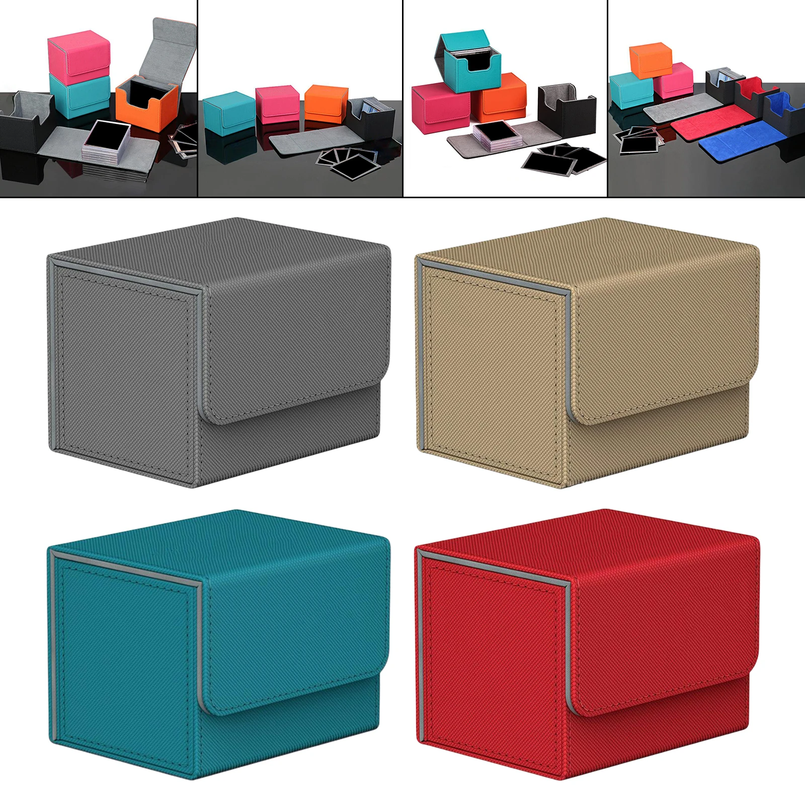 Шкатулка для торговых карт держатель-органайзер хранения 100 стандартный Прочный