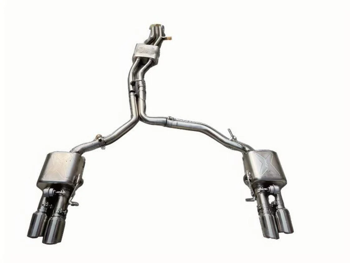 Фото Выхлопная система Catback для Audi A5 из нержавеющей стали 304, для автомобилей Audi A4/A5 B8 2.0T 2017-2024 годов выпуска №3