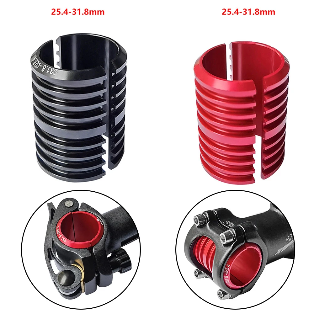 

1 Pcs Bicycle Bike Handlebar Bar Shim Adapter Spacer Stem Reducer 25.4 To 31.8mm Handlebar Shim Durable Bicycle Accessories Part