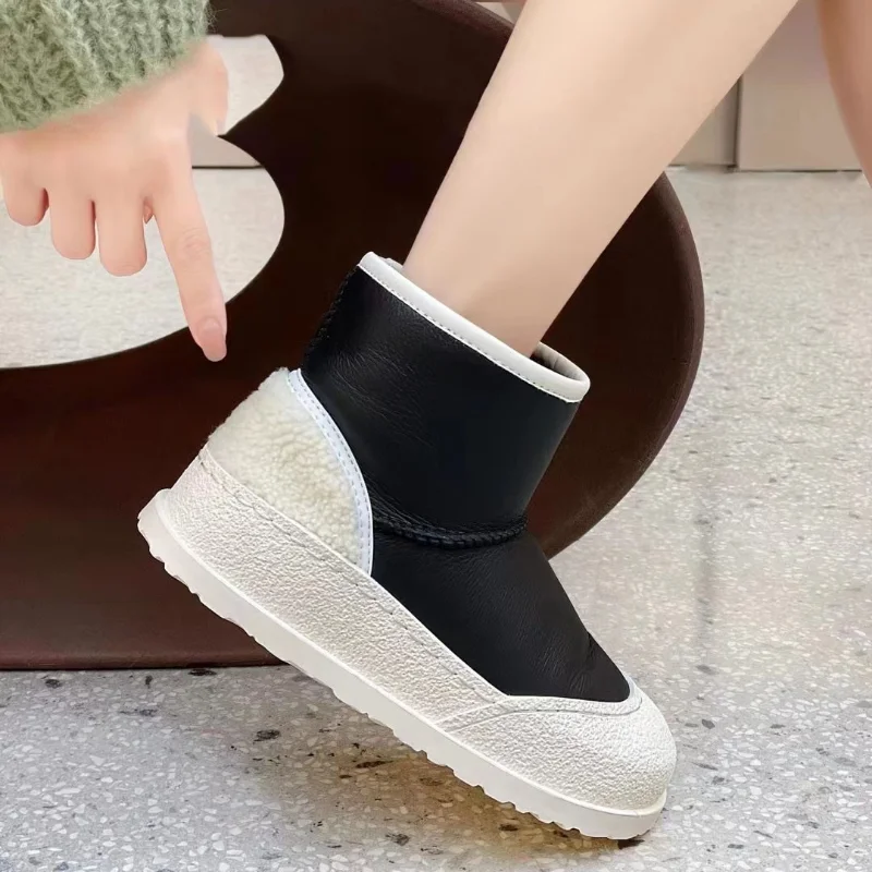 

Сапоги Женские однотонные с рукавом, уличные Повседневные Удобные ботинки, модная трендовая обувь, угги, 2023