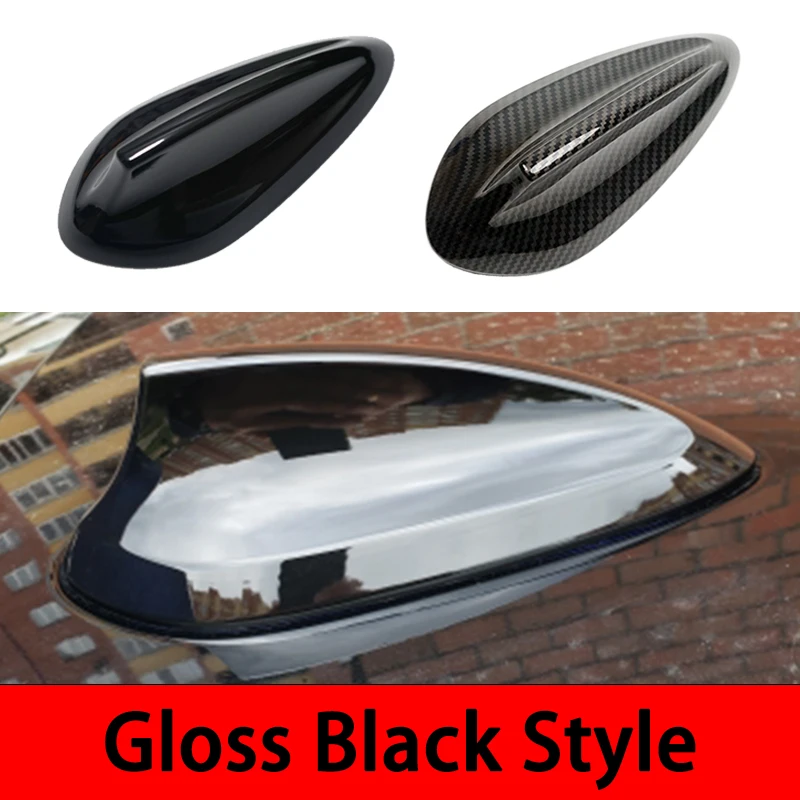 

Gloss Black Style Car Shark Fin Antenna Cover For F 01/02 /20/30/10/34 G 01/30/20 F 15/16/21/45/48 M 3/5 X 4/5/6