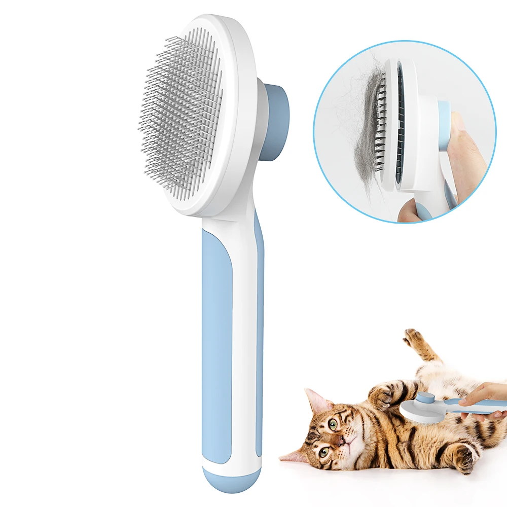 

MASBRILL Cat Comb Dog Removes Hairs Soft Brush Comb Cat Hair Cleaner Beauty Products Grooming Massage Brush For Dog Cat Supplies