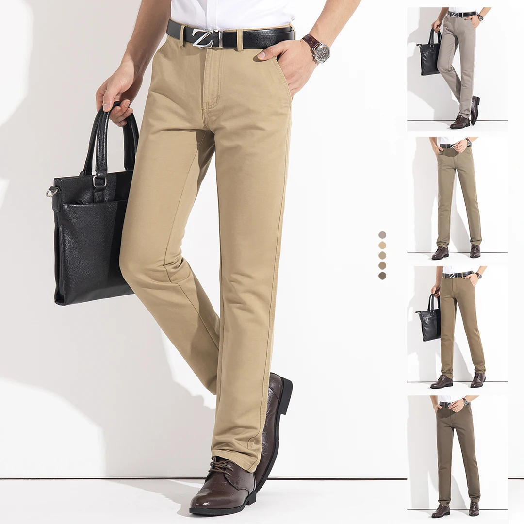 

Мужские брюки полной длины, черные повседневные брюки в Корейском стиле, облегающее серое платье, весна 2021