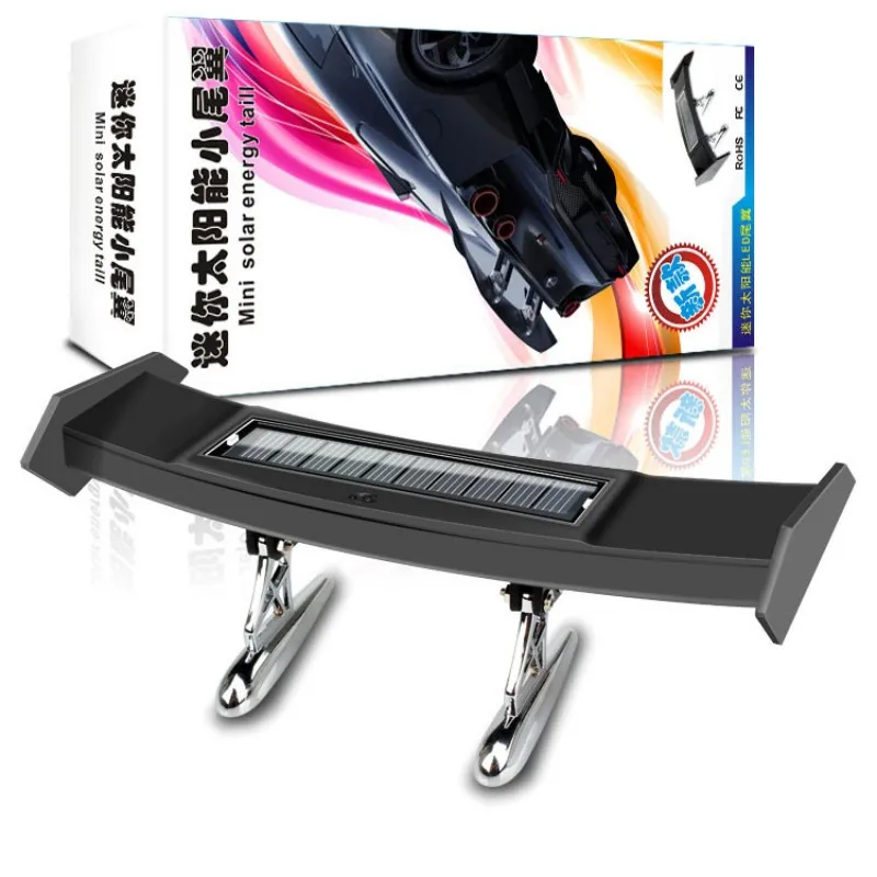 

Автомобильный тормозной фонарь, светодиодный спойлер на солнечной батарее, мини задний фонарь, задний фонарь, датчик вибрации, светодиодная сигнальная лампа, сигнал поворота, автомобильные аксессуары