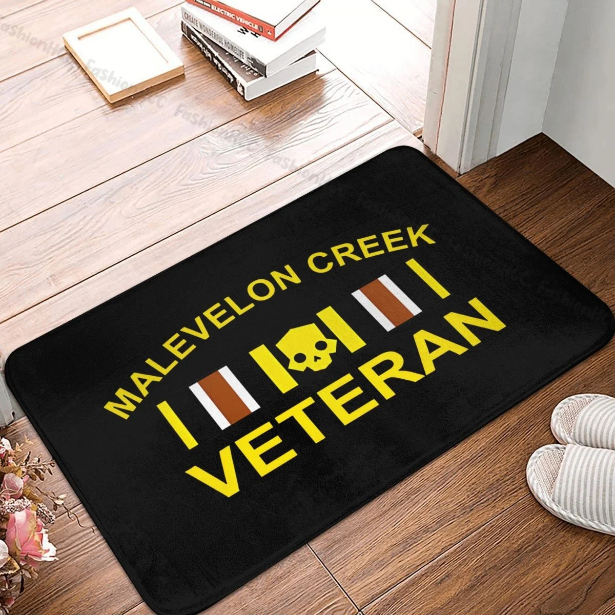 Противоскользящий дверной коврик для игр hellвозможность игры Malevelon Creek Veteran Bath
