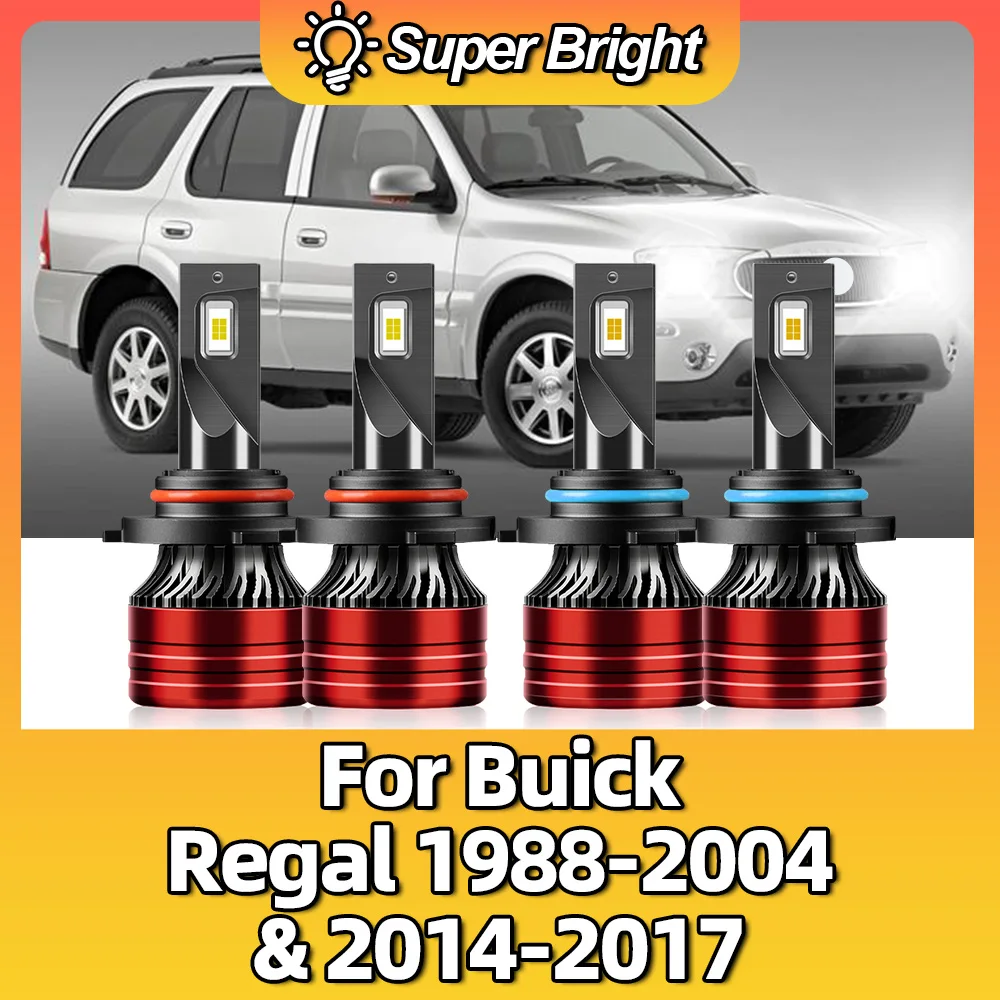 Светодиодные фары 20000LM 120W лампы 6500K 12V для Buick Regal 1988-1999 2000 2001 2002 2003 2004 и 2014 2015 2016 2017