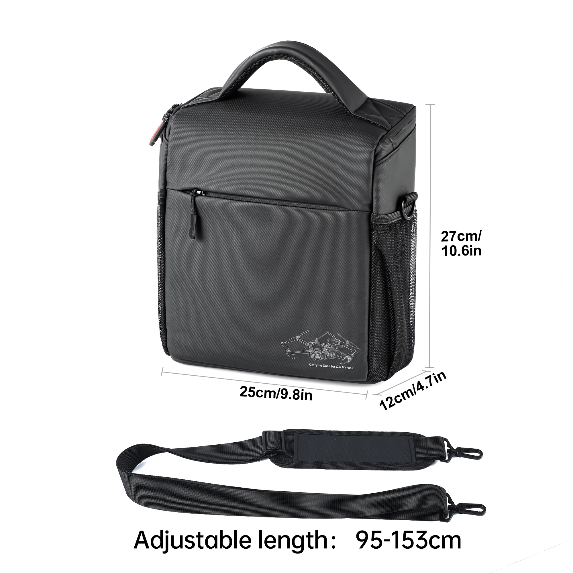 

for DJI Mini 3 pro Shoulder Bag DJI Drone Case Portable Carrying Box Storage Bags for Mavic 3/Mini 3/Mini2/Air 2s Accessories