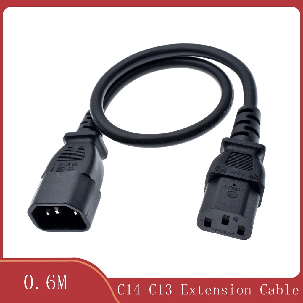 

Кабель-удлинитель IEC 0,6 C14-C13, 320 м