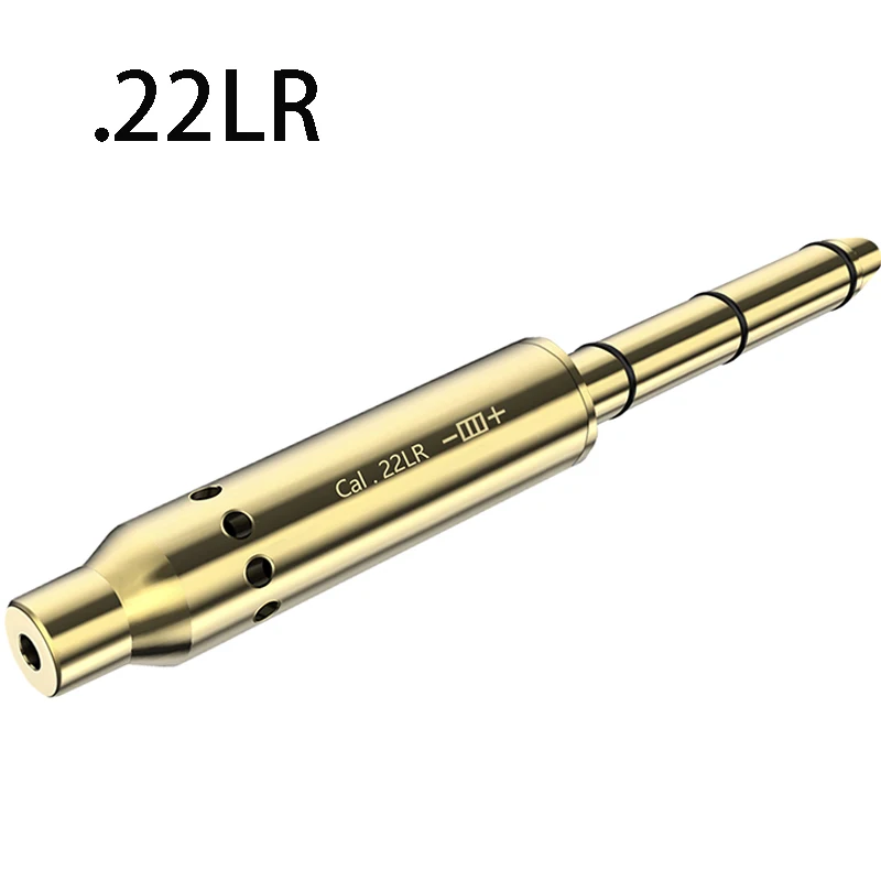 

Тактический красный точечный лазерный прицел Cal.22LR, Латунный цилиндрический прицел, высокая точность для калибровки пистолетного намордника