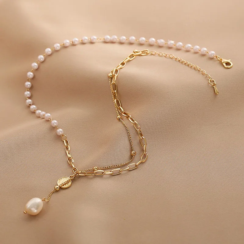 2022 Korean Personalized Trendy 925 Sterling Silver Necklace For Women Girl High Quality Single Elegant Jewelry Gifts |