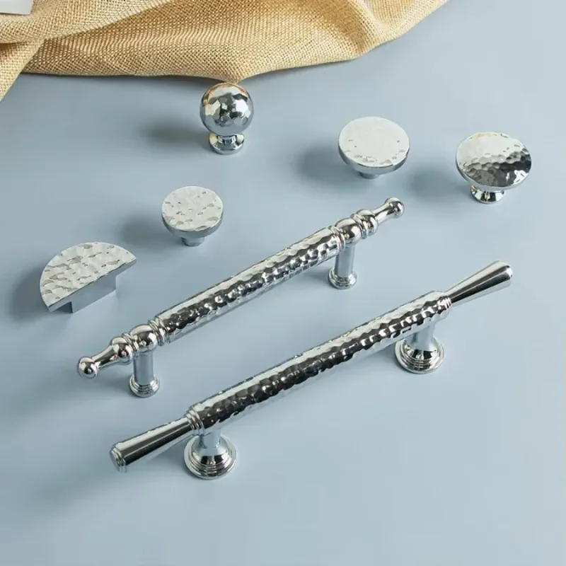 Хромированные латунные мебельные ручки ручной работы в арабескитическом стиле