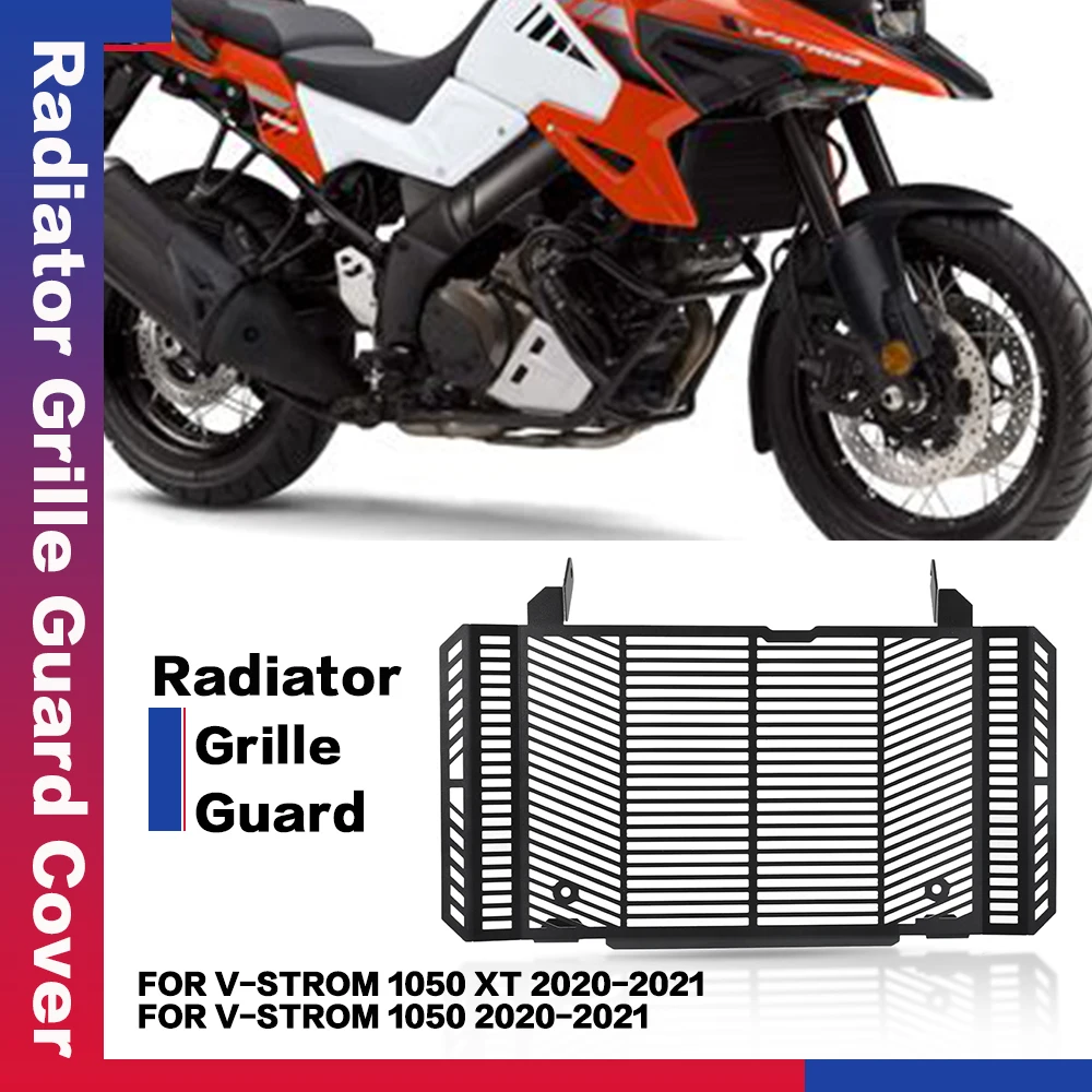 

Motorcycle Tool Accessories Aluminium Radiator Guard Protector Grille Cover Protection Parts For Suzuki V-STROM1050 XT 2020 2021