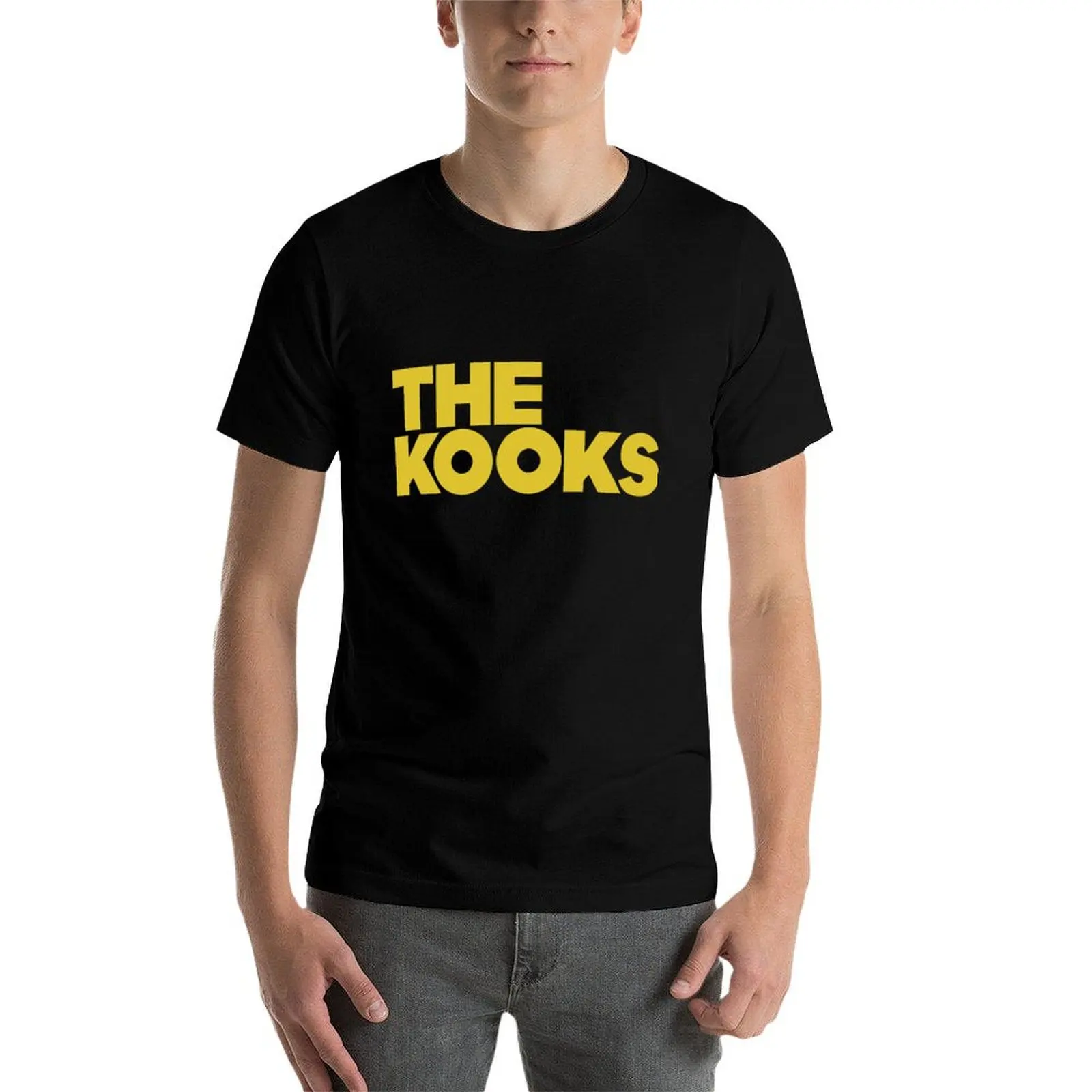 Фото Футболка Kooks Merch The Kooks с синим замком, забавная рубашка, хлопковые футболки, мужская одежда №4