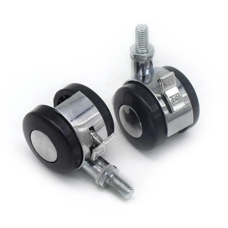 

Mute Chair Rollers Heavy Duty Office Chair Caster Universal Wheels for Hardwood Carpet Tile Floors Furniture Hardware B03E