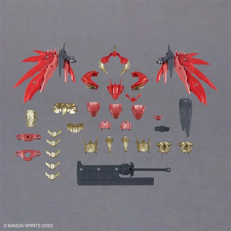 Фото В наличии Оригинальный сборный набор Bandai Model Kit 30MF 30ML Class Up Armor Dragonia Lord, коллекционная фигурка аниме-персонажа, игрушка-модель для сборки, подарок №1
