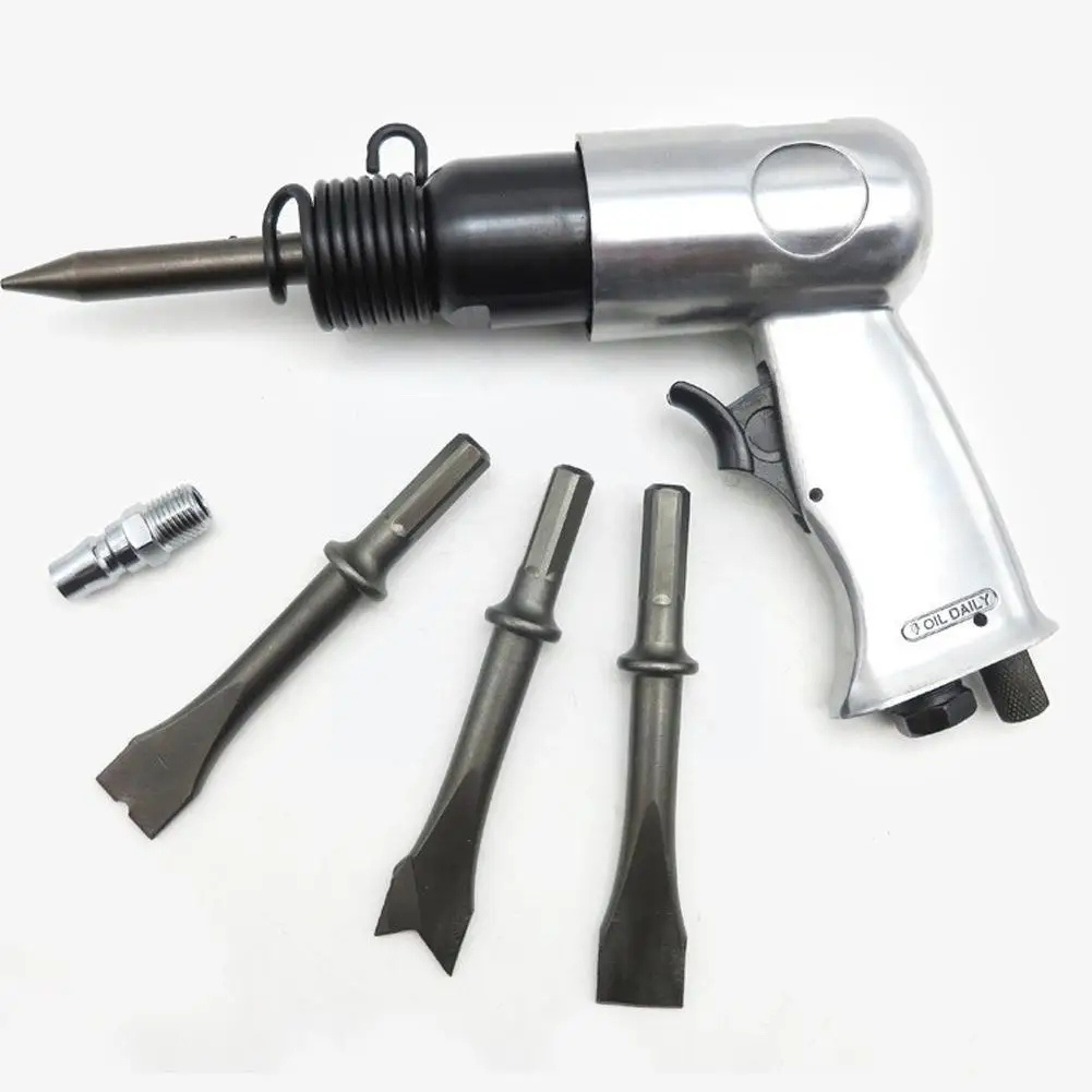 

150mm Air Hammer Professional Handheld Pistol Gas Shovels Cutting Kit Pneumatic Air Tool Small Remover Rust Chisel G9A8