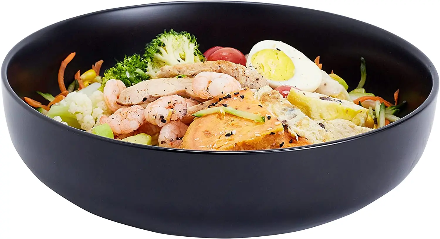 

Grand bol de service 25,4 cm, saladier 2,8 litres, à pâtes porcelaine blanche, soupe robuste, mat pour cuisine familiale, pas
