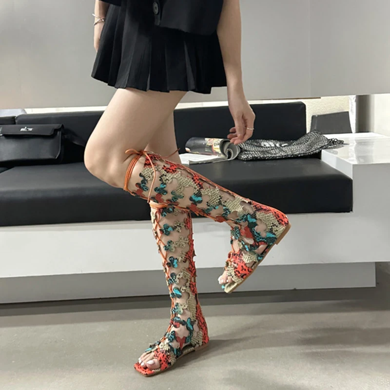 Alionly 2024 Новая внешняя торговля женская обувь с высокой бочкой из мягкой кожи