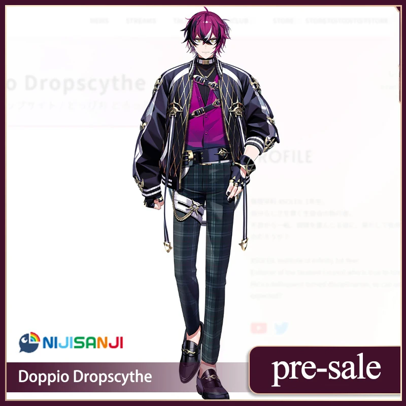 

Костюм для косплея doppio dropscythe, крутой костюм, костюм, костюм люкс, ролевая игра doppio dropscythe, полный комплект, предварительная продажа