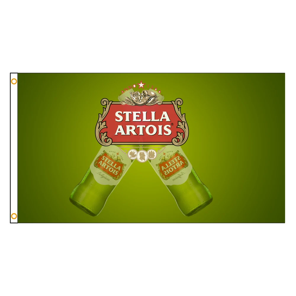 

Флаг Стеллы Artois 90x150 см, печатный баннер из полиэстера для декора