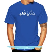 scouting heartbeat tent camping black t shirt s 3xl tops new unisex funny tee shirt