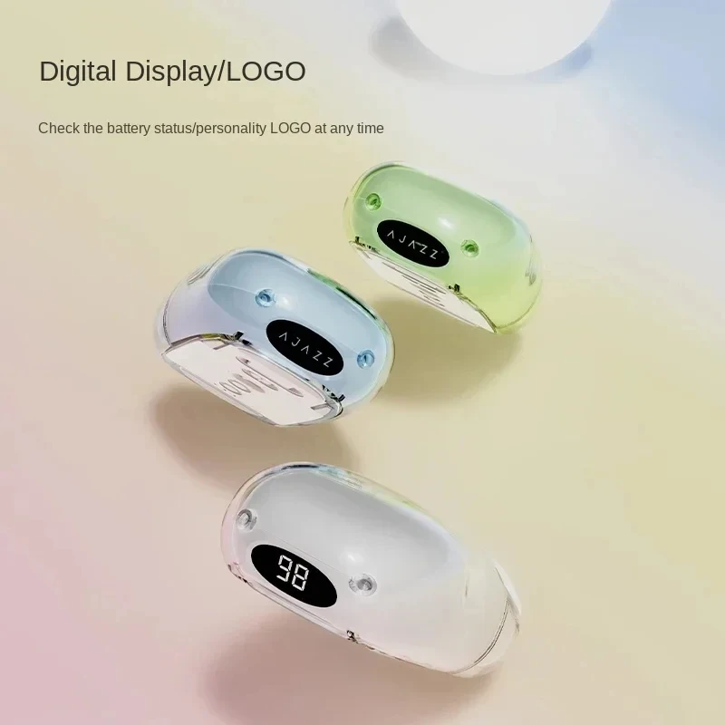 Беспроводная мышь I069 2 4 ГГц прозрачная Бриллиантовая перезаряжаемая 1600DPI RGB