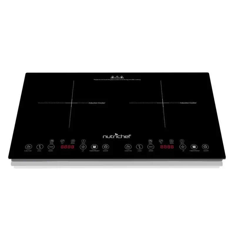 

Home Appliance PKSTIND48 - Electric Induction Cooktop - Digital Kitchen Countertop Hot Plate Burners with Adjustable Temperature