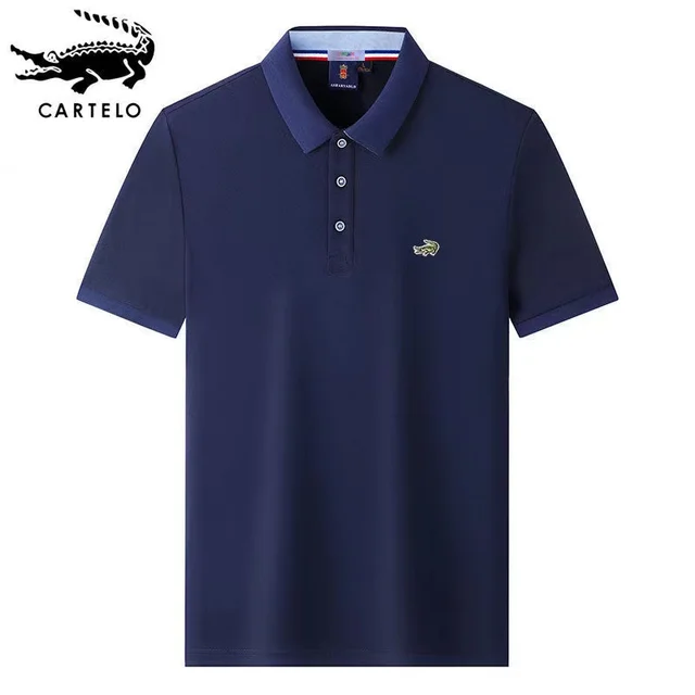 CARTELO 40% Cotton Embroiderey Hot Selling Men's Polo Shirt Spring Summer New Smart Casual Breathable Lapel Polo Shirt for Man 4